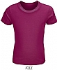 Camiseta Organica Crusader Infantil Sols - Color Fucsia